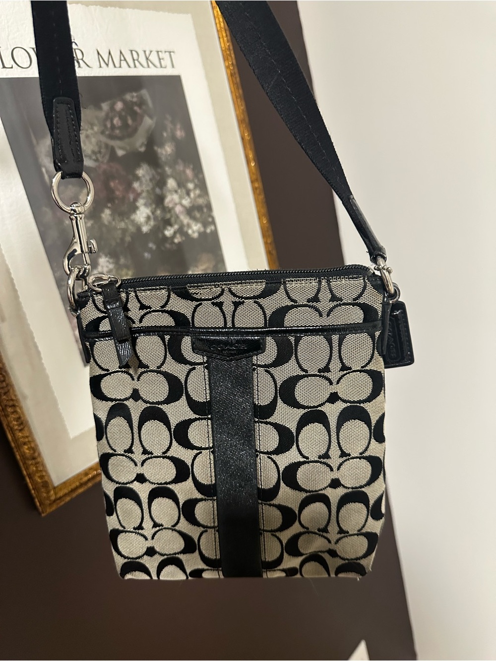 Coach Y2K Signature Jacquard Crossbody Bag + Matching Wristlet Set